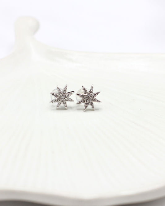 Zircon Star Studs