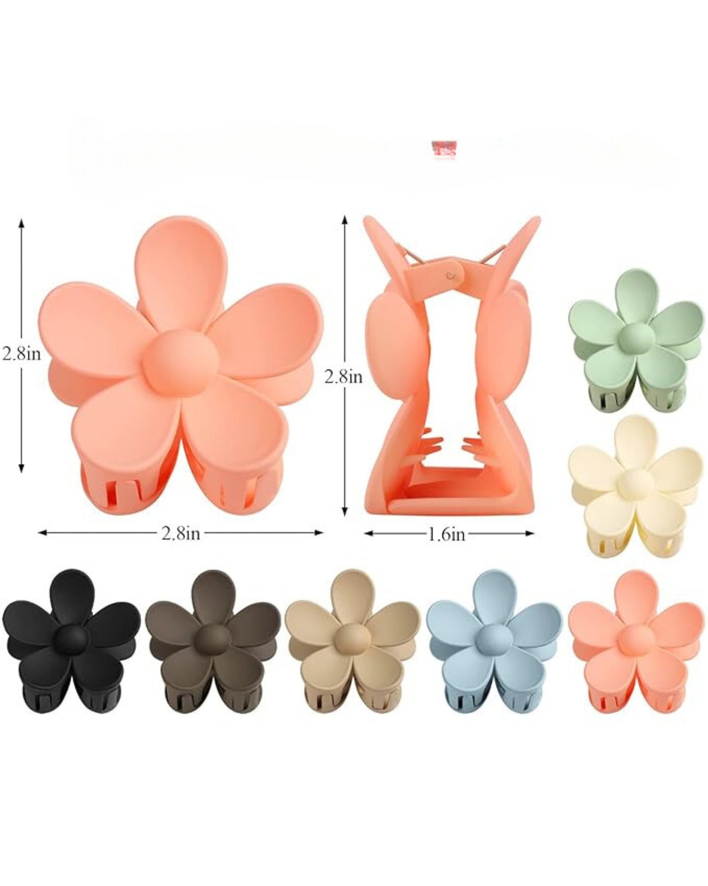 Floral Claw Clip