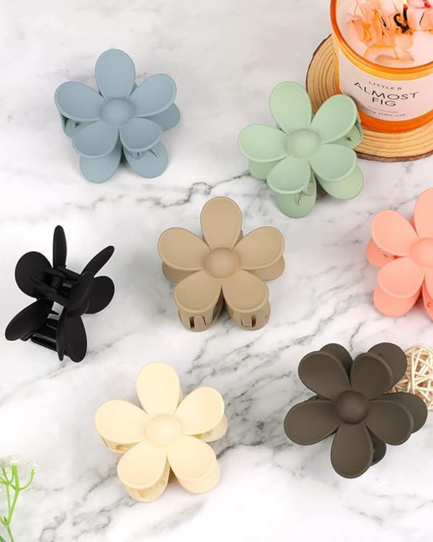 Floral Claw Clip