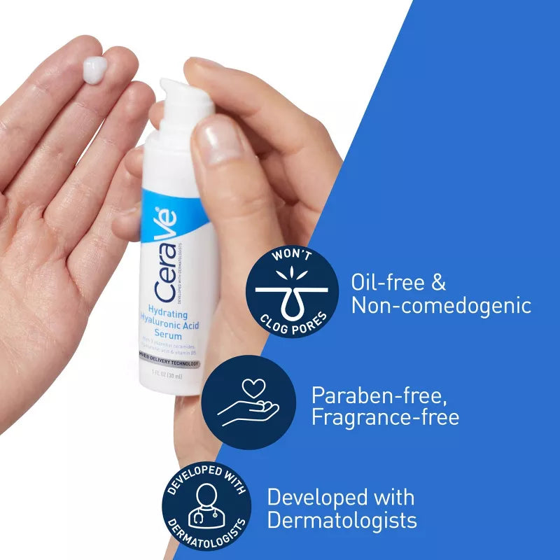CeraVe Hydrating Hyaluronic Acid Face Serum