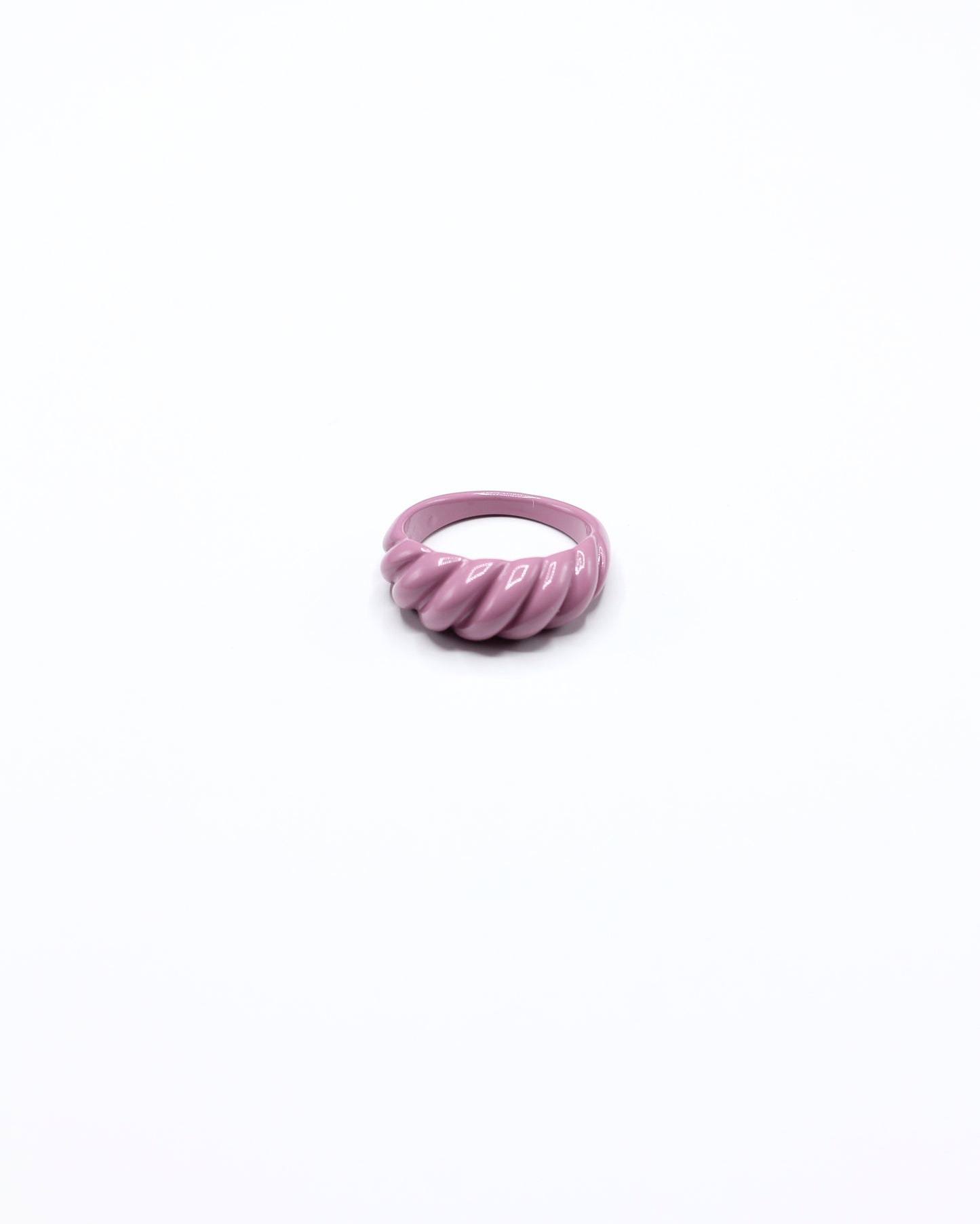 Purple Croissant Ring