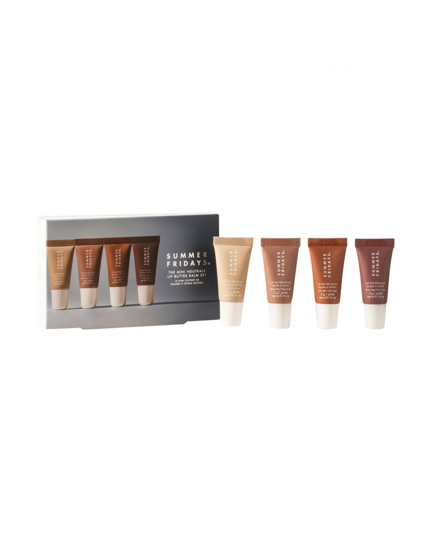 SUMMER FRIDAYS | Mini Neutrals Lip Butter Balm Set