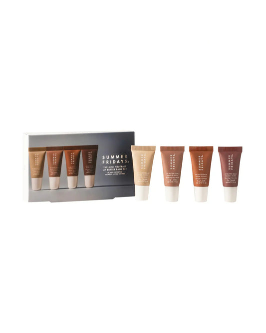 SUMMER FRIDAYS | Mini Neutrals Lip Butter Balm Set