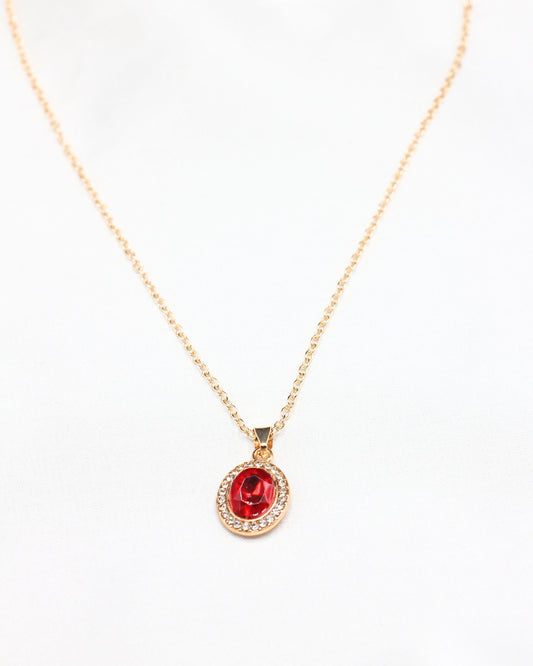 Red Stone Necklace