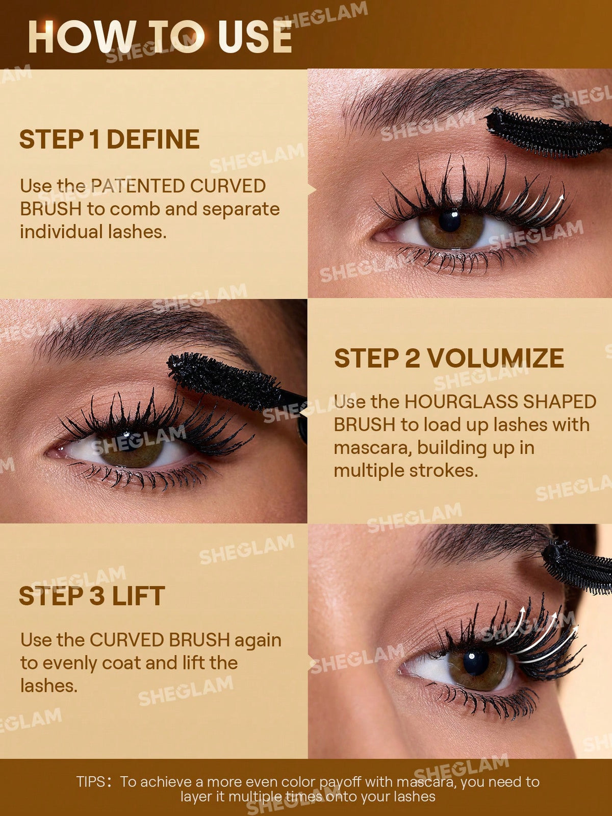 SHEGLAM | All-In-One 24k Multi-Effect Mascara