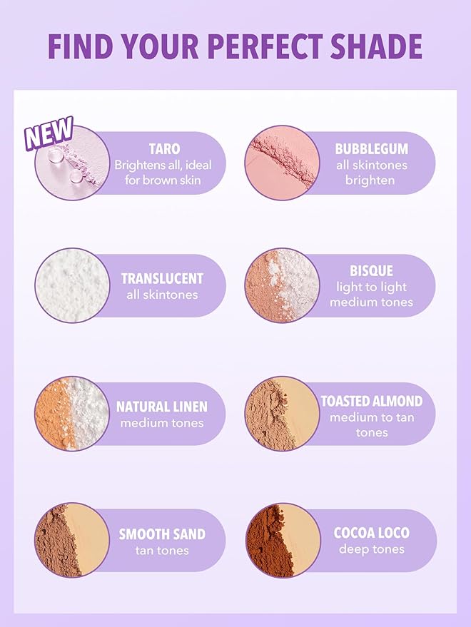 SHEGLAM | Insta-Ready Face Powder Loose Under Eye Setting Powder-Taro