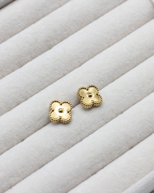 Golden Clover Earrings