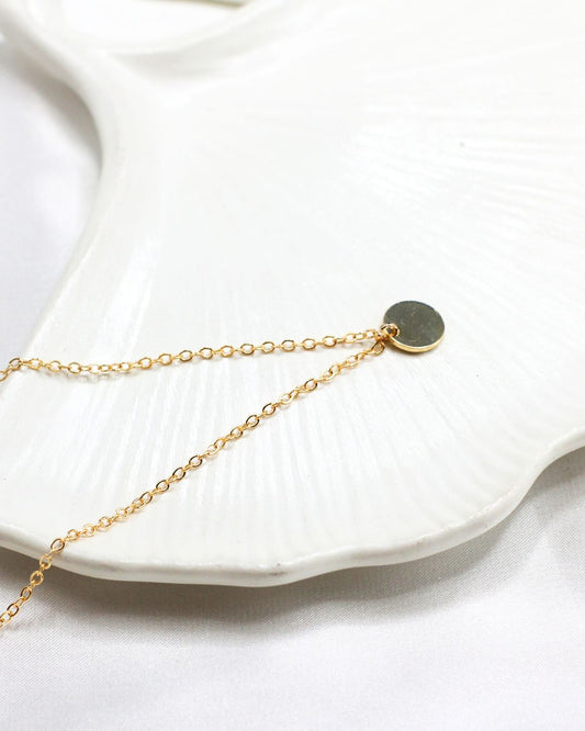 Minimal Round Necklace