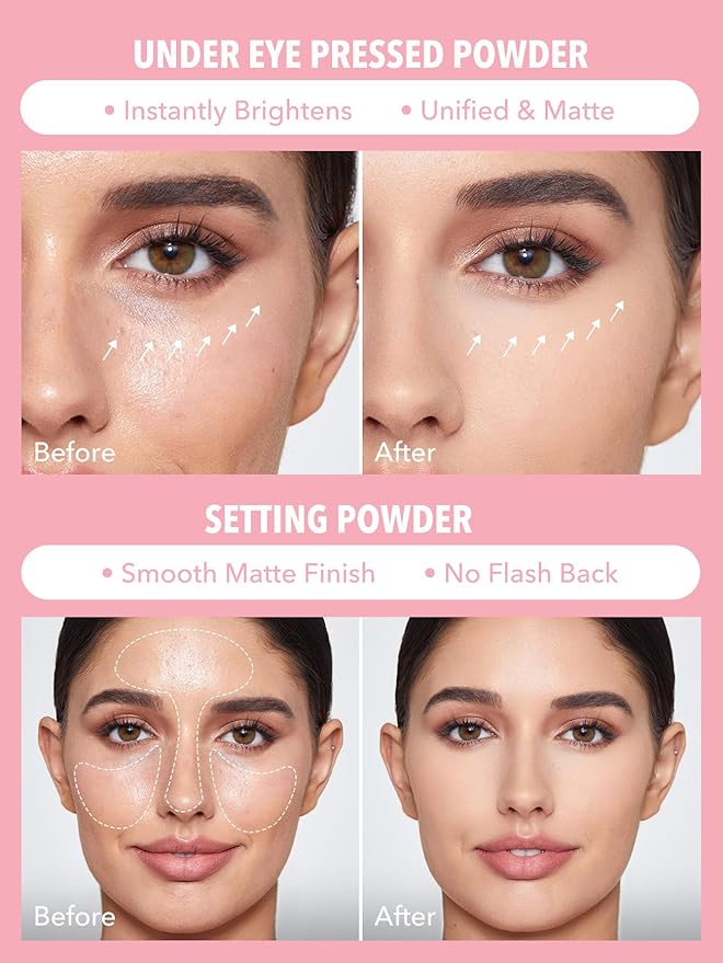SHEGLAM | Insta-Ready Face Powder Loose Under Eye Setting Powder-Bubble Gum
