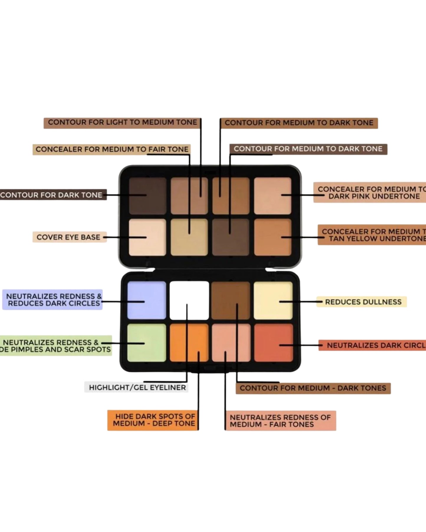 CARLA SECRET | Camouflage Hd Palette