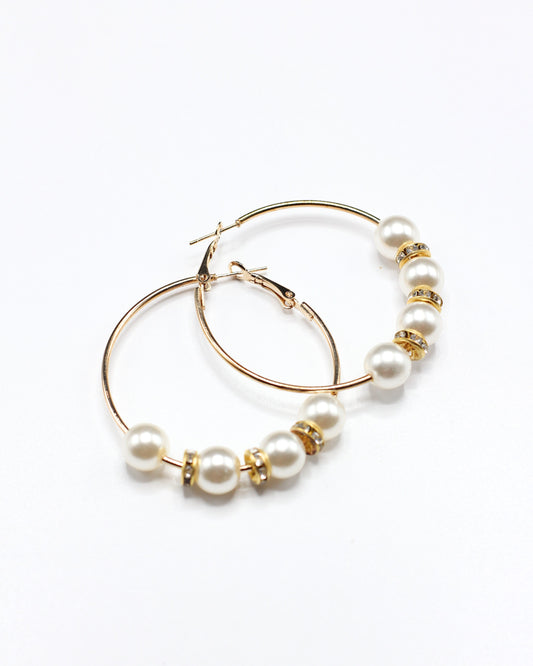 Pearl Hoops