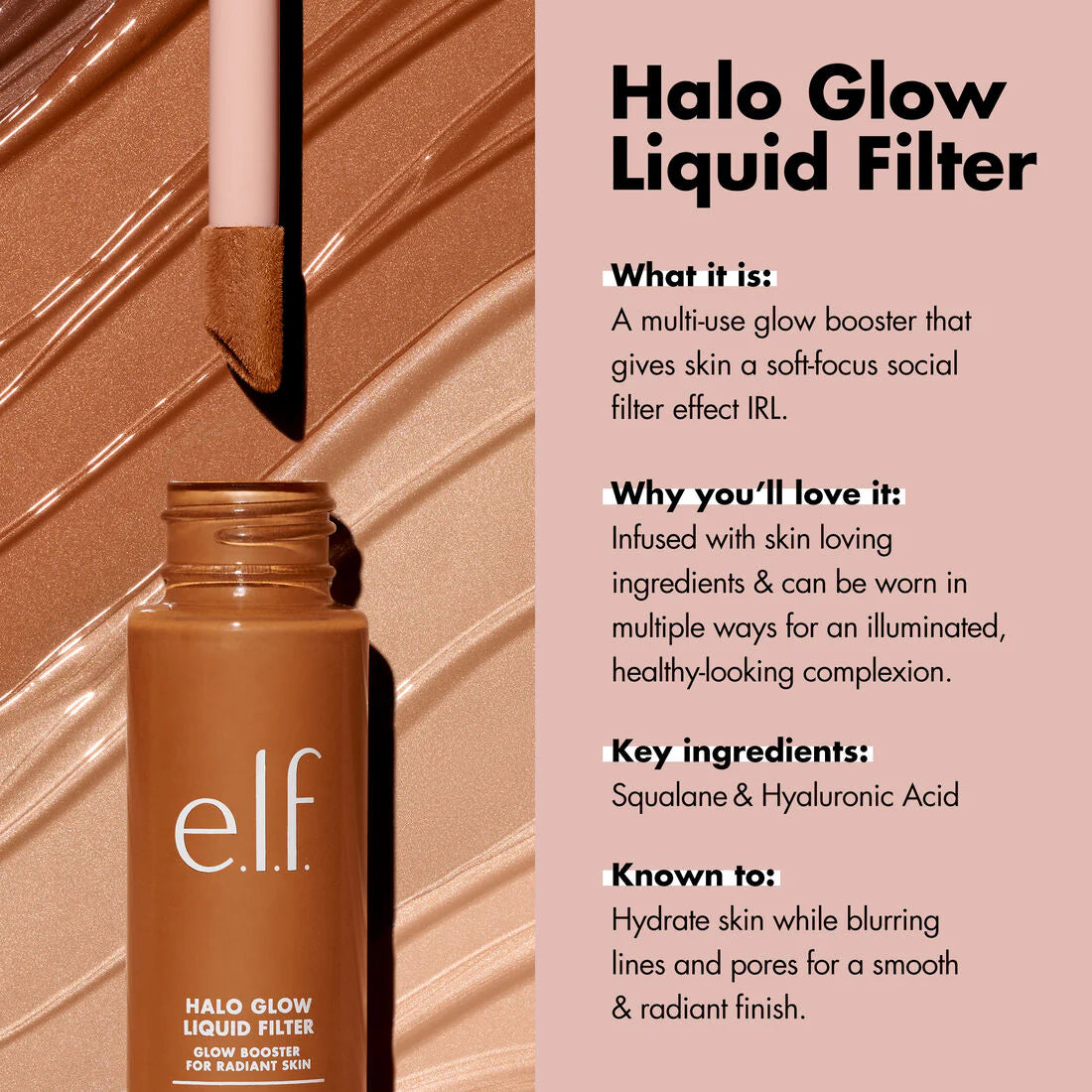 ELF | Halo Glow Liquid Filter Complexion Booster