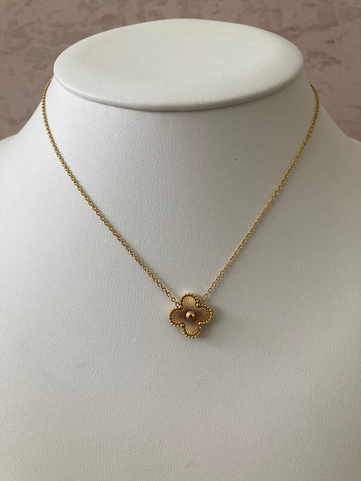 Golden Clover Necklace