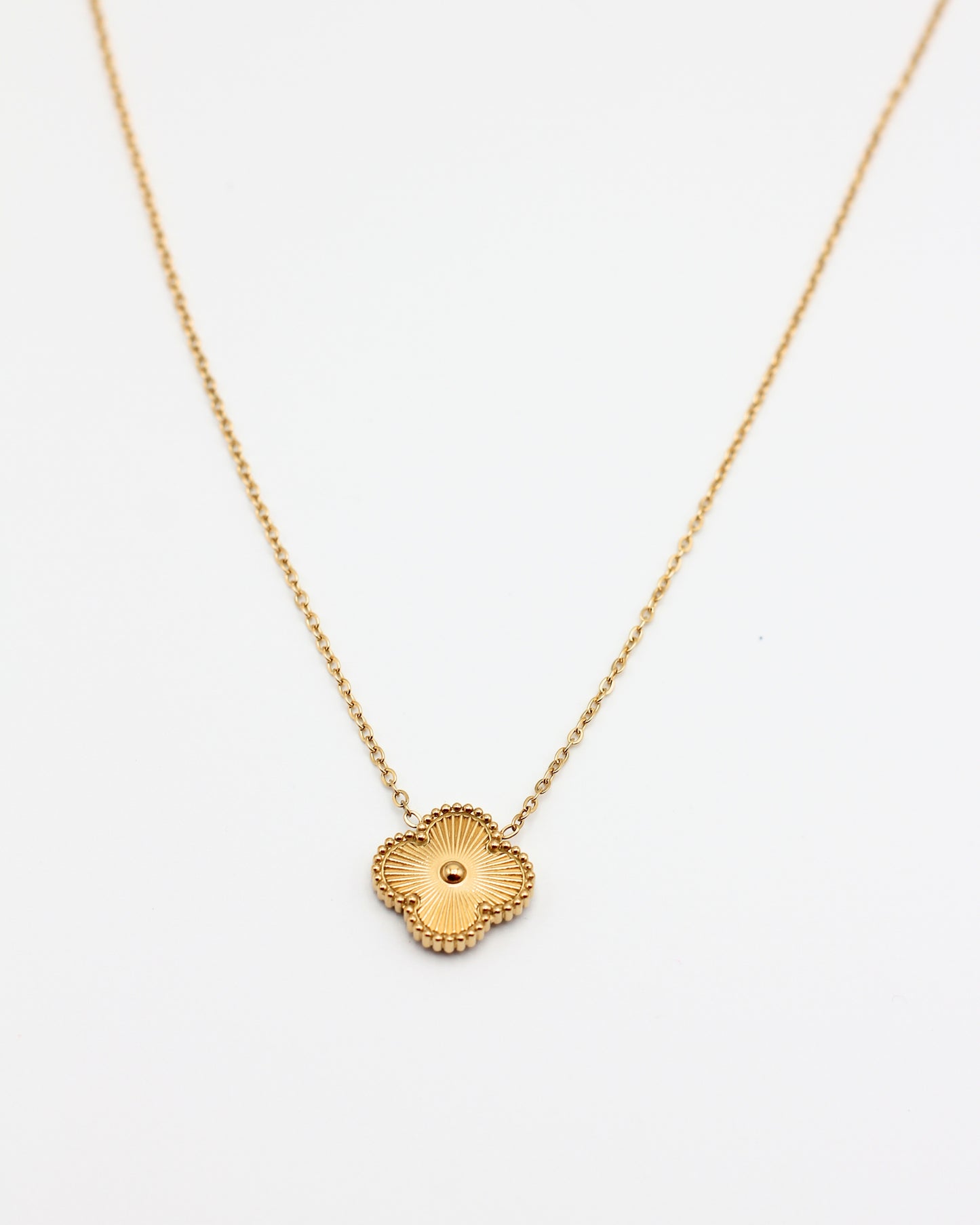 Golden Clover Necklace