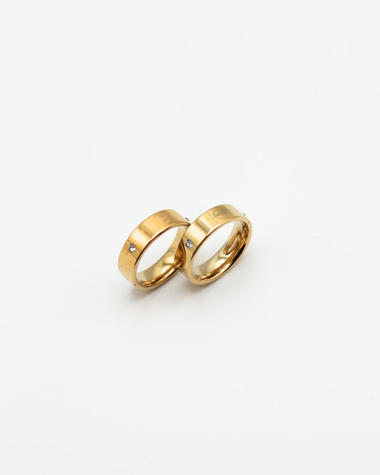 Golden Stainless Steel Ring