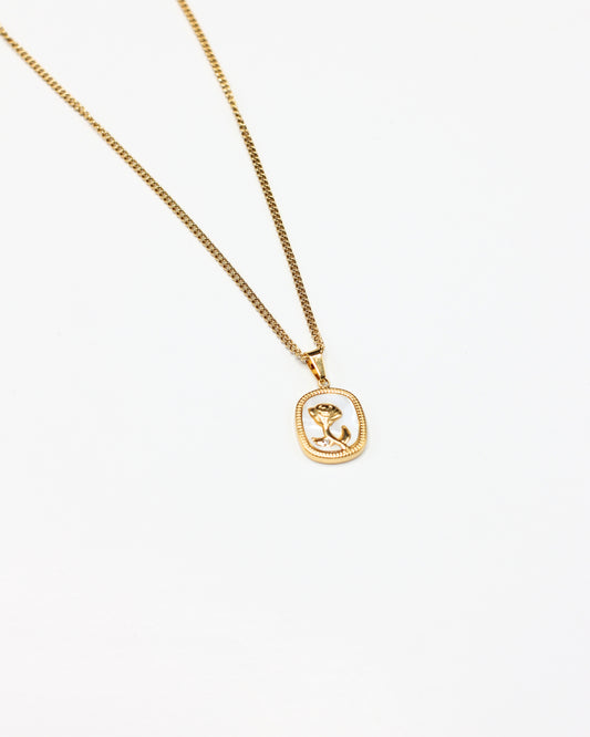 Golden Floral Necklace