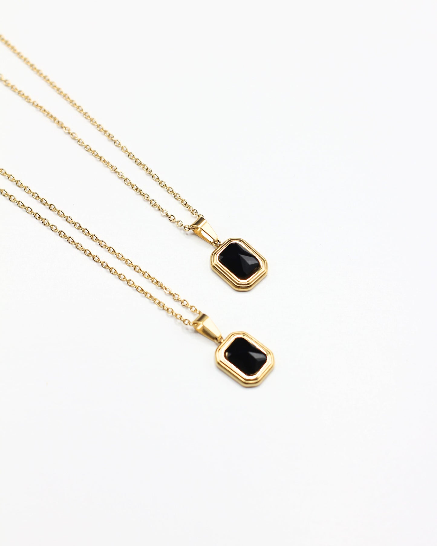 Black Stone Necklace