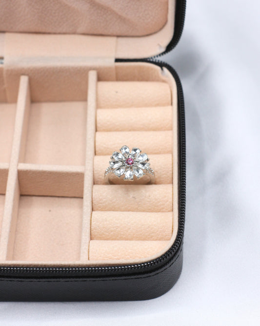 Floral Stone Ring