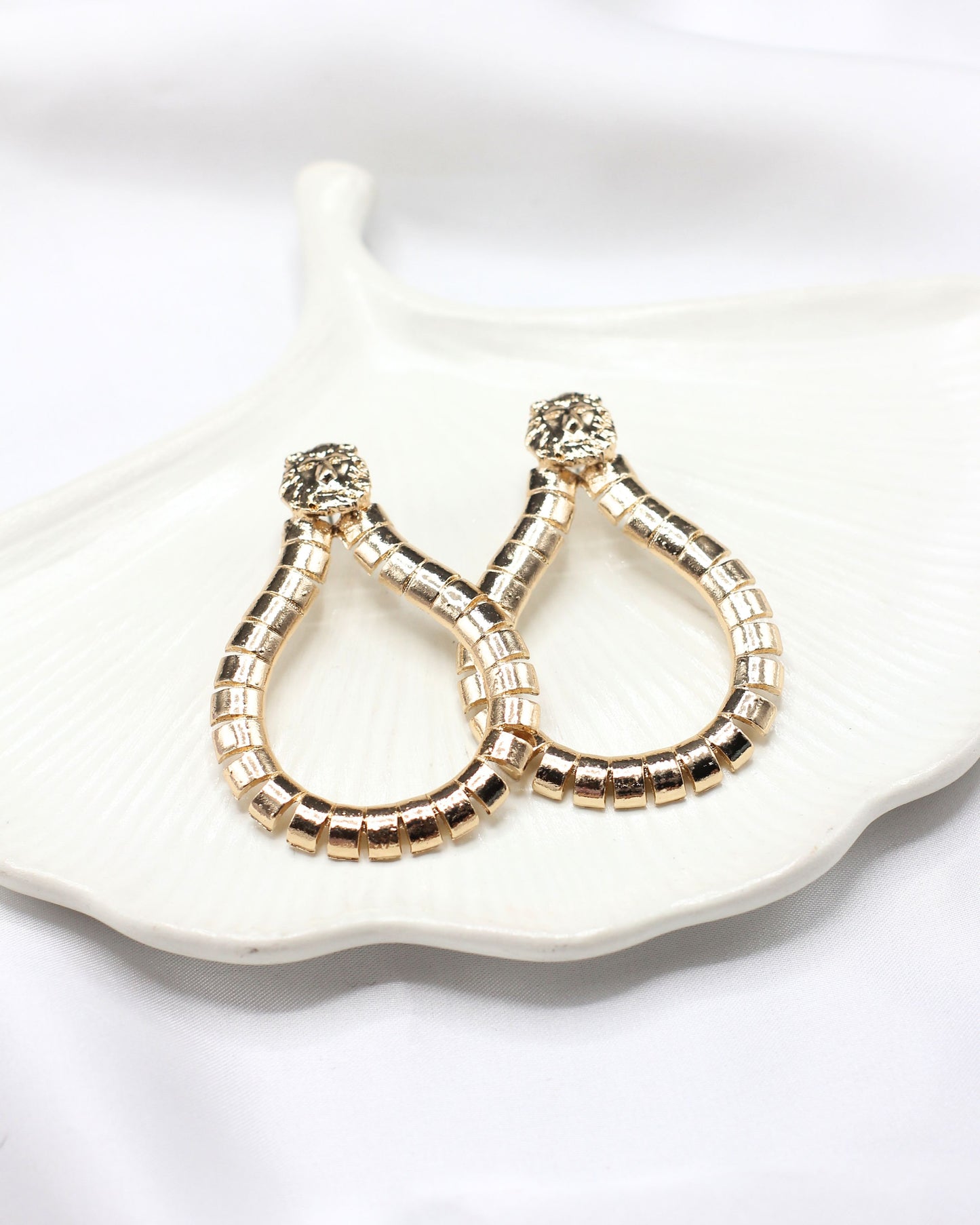 Golden Casual Earrings