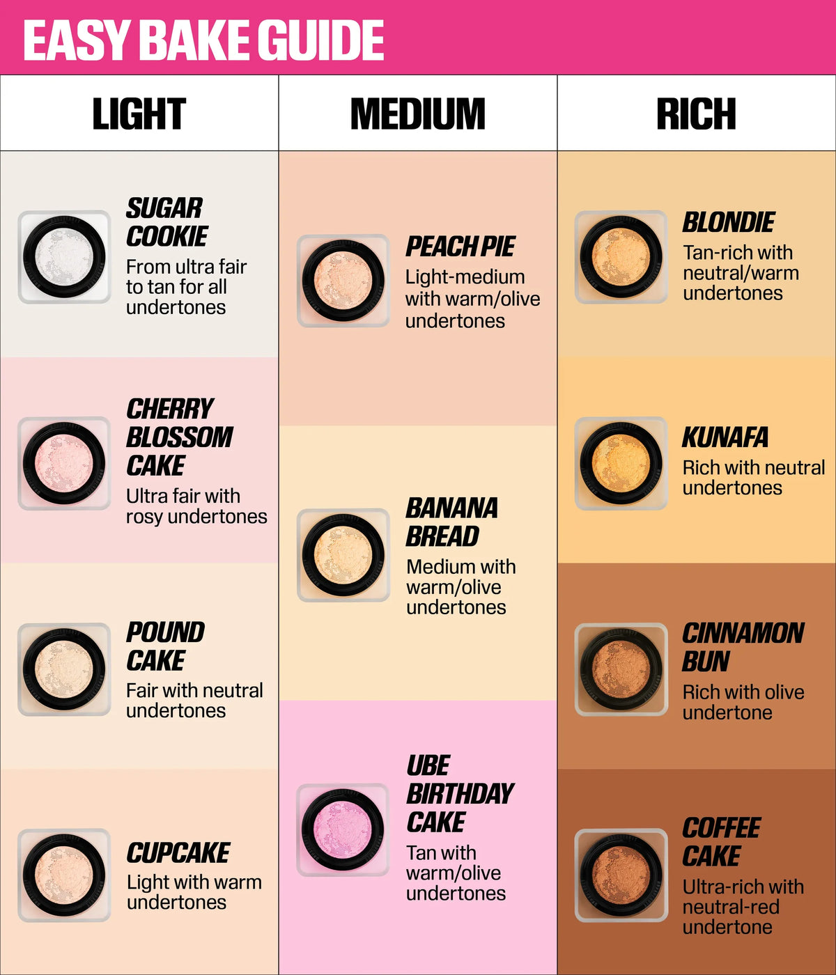 HUDA BEAUTY | Easy Bake Loose Powder - 20g - Pound Cake