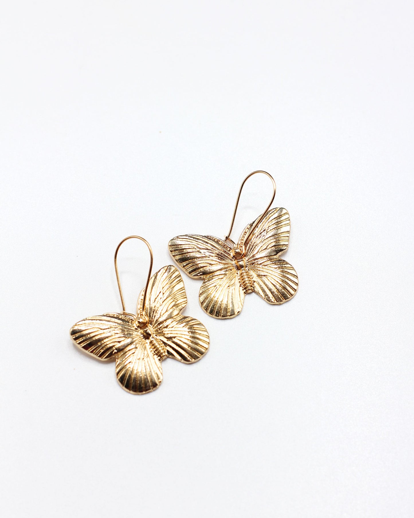 Golden Butterfly Earrings