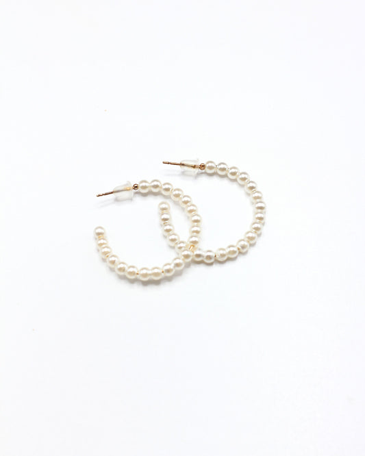 Pearl Hoops