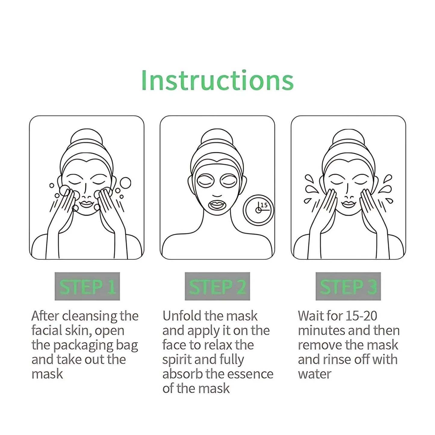 BIO AQUA | 5 Pack Sheet Masks