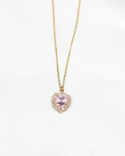 Crystal Pink Necklace